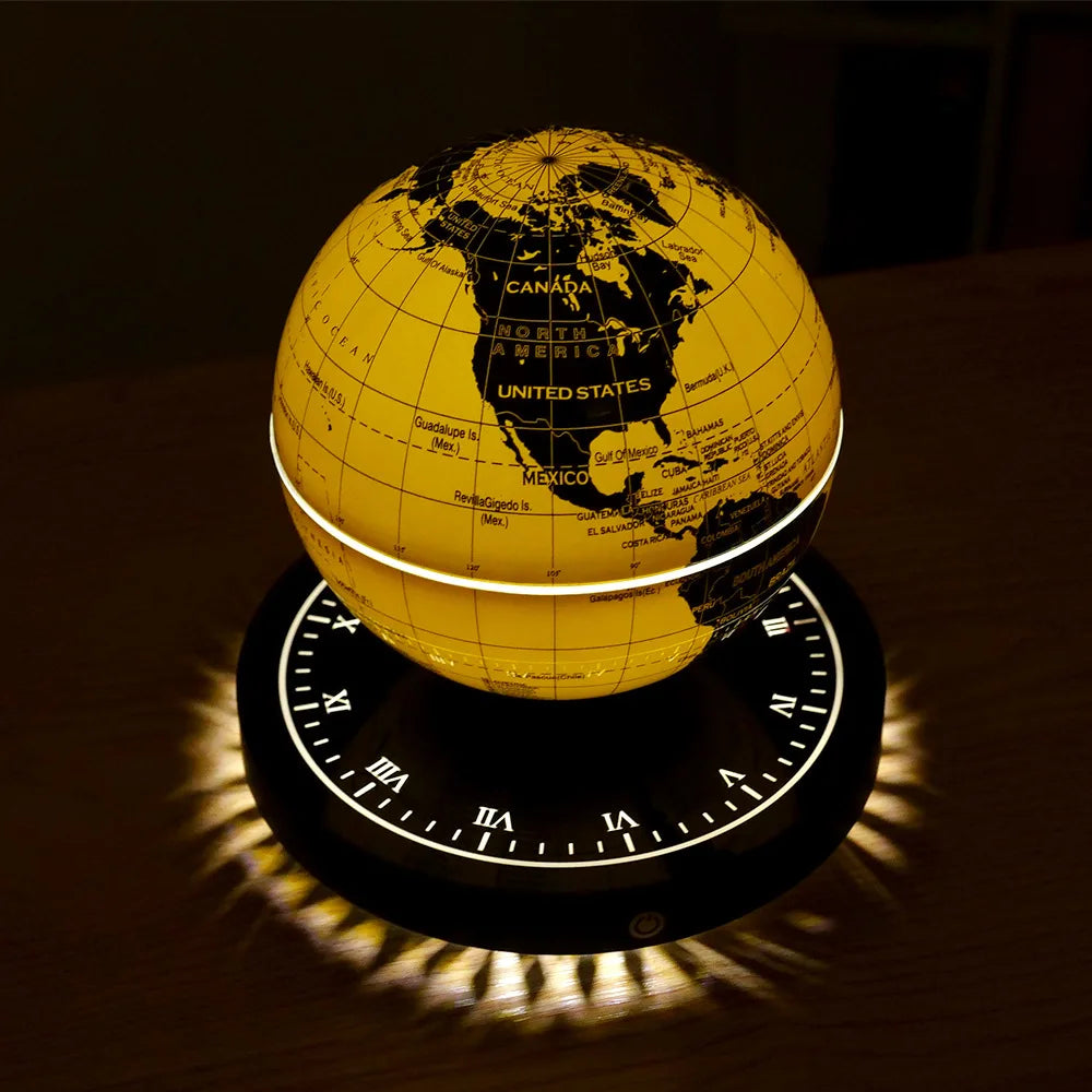 Magnetic suspension Globe 3D Stereoluminescence rotation Little Night Light gift science and technology Desktop decoration