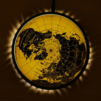 Magnetic suspension Globe 3D Stereoluminescence rotation Little Night Light gift science and technology Desktop decoration