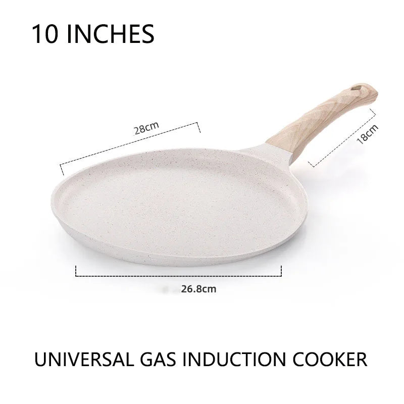 Maifan Stone Frying Pan Steak Pancake Omelette Non-Stick Cooking Breakfast Maker Induction Cooker Gas thousand-Layer Bakeware