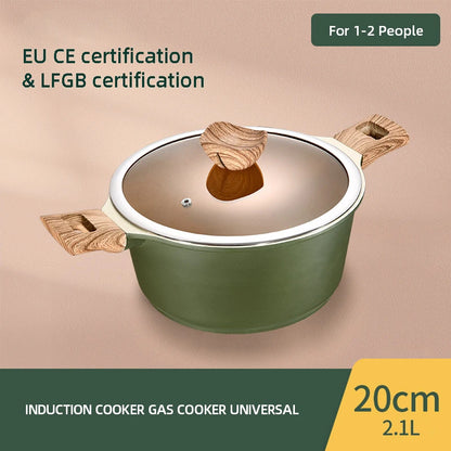 Maifan Stone Non-Stick Pan Stew Cooking Pots for the Kitchen Induction Cooker Pans Special Saucepan Household Cookware Soup Pot
