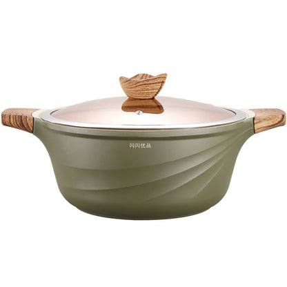 Maifan Stone Non-Stick Pan Stew Cooking Pots for the Kitchen Induction Cooker Pans Special Saucepan Household Cookware Soup Pot