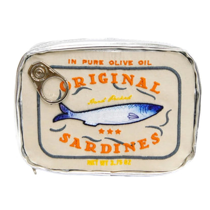 Makeup Bag Toiletry Bag with Zipper Portable Clutch Canned Sardines Shape Makeup Bag for Personal Care Beauty