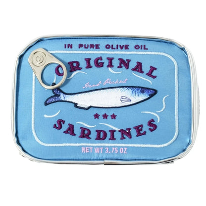 Makeup Bag Toiletry Bag with Zipper Portable Clutch Canned Sardines Shape Makeup Bag for Personal Care Beauty