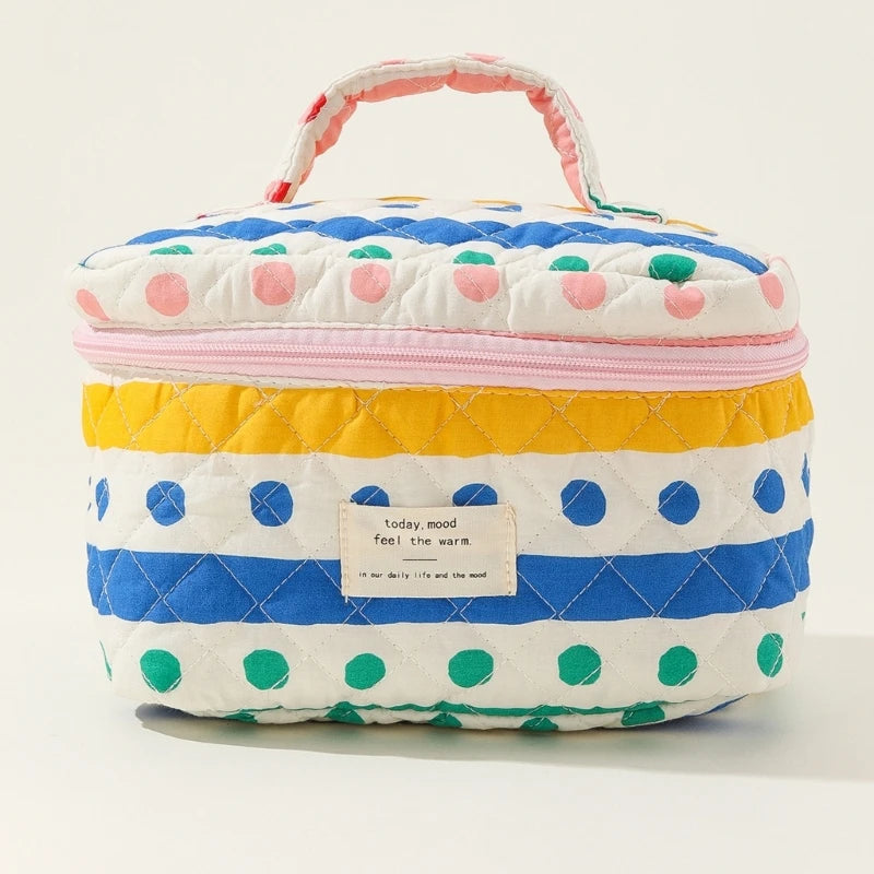 Makeup Bag for Personal Care Beauty Cosmetics Large Capacity Handbag Portable
