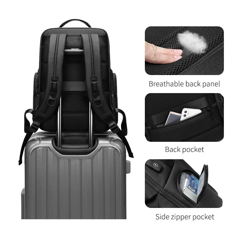 Male Backpack High Quality Waterproof Lightweight Oxford Multifunctional Travel Business Laptop Backpacks for Men Short Distance
