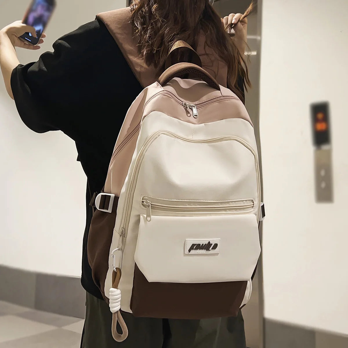 Male Women Waterproof College Backpack Cool Girl Boy High Capacity School Bag Lady Men Laptop Fashion Female Travel Book Bag New