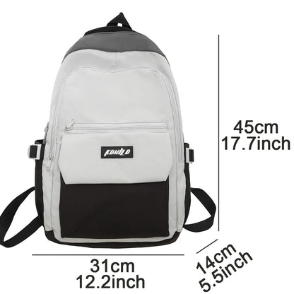 Male Women Waterproof College Backpack Cool Girl Boy High Capacity School Bag Lady Men Laptop Fashion Female Travel Book Bag New