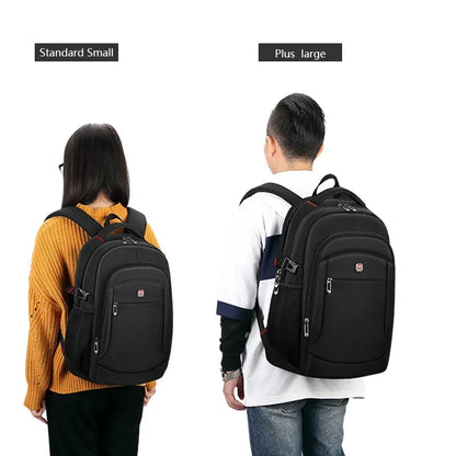 Male multifunction fashion business casual travel high-capacity backpack waterproof 18" inch Laptop men backpack