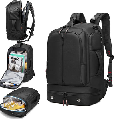 Man Backpack Business Reinforced Waterproof Large Capacity Light Weat Handbag Multifinonal Travel Bags Commuting Crossbody Bag