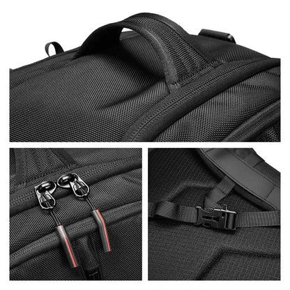 Man Backpack Business Reinforced Waterproof Large Capacity Light Weat Handbag Multifinonal Travel Bags Commuting Crossbody Bag