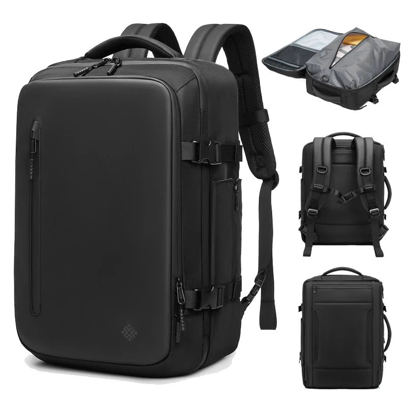 Man Backpack Travel Laptop Bag Waterproof Women's Backpacks Business Black Large Capacity Airback Vacuum Back Pack Compression