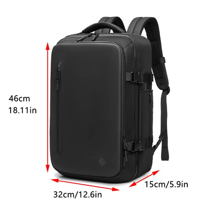 Man Backpack Travel Laptop Bag Waterproof Women's Backpacks Business Black Large Capacity Airback Vacuum Back Pack Compression