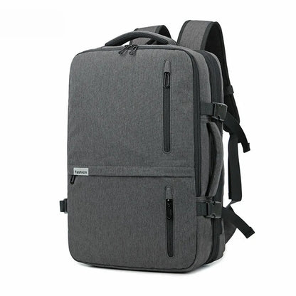 Man Backpacks Fit 15 inch Laptop USB Recharging Multifunction Men Multi-layer Space Travel Backpack Business Bag Male Mochila