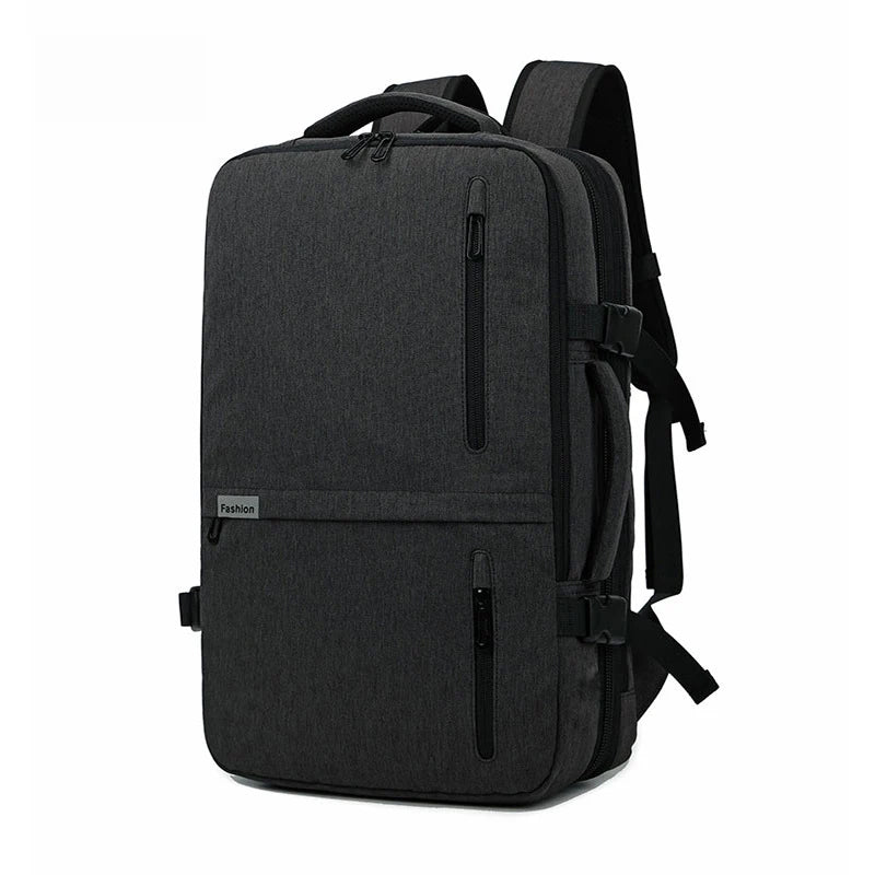 Man Backpacks Fit 15 inch Laptop USB Recharging Multifunction Men Multi-layer Space Travel Backpack Business Bag Male Mochila
