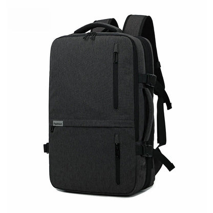 Man Backpacks Fit 15 inch Laptop USB Recharging Multifunction Men Multi-layer Space Travel Backpack Business Bag Male Mochila