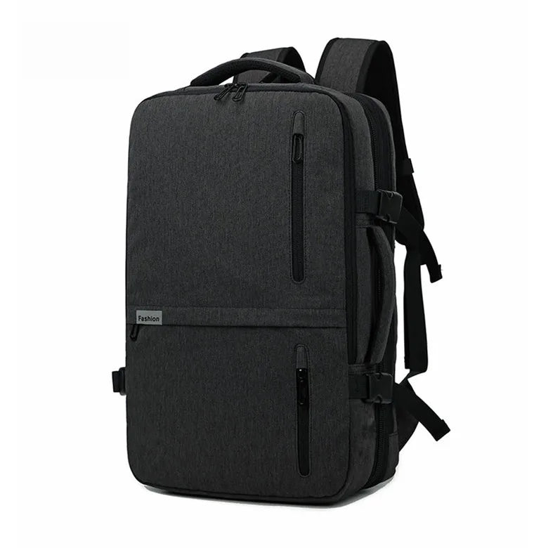 Man Backpacks Fit 15 inch Laptop USB Recharging Multifunction Men Multi-layer Space Travel Backpack Business Bag Male Mochila