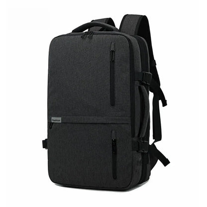 Man Backpacks Fit 15 inch Laptop USB Recharging Multifunction Men Multi-layer Space Travel Backpack Business Bag Male Mochila