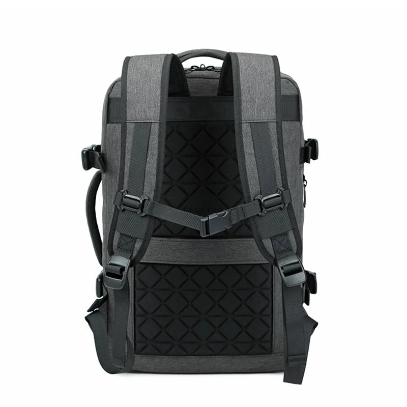 Man Backpacks Fit 15 inch Laptop USB Recharging Multifunction Men Multi-layer Space Travel Backpack Business Bag Male Mochila