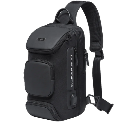 Man Bag Fashion Chest Bag USB Multifunction Crossbody Bag for Men Shoulder Messenger Bags Male Waterproof Short Trip Bag