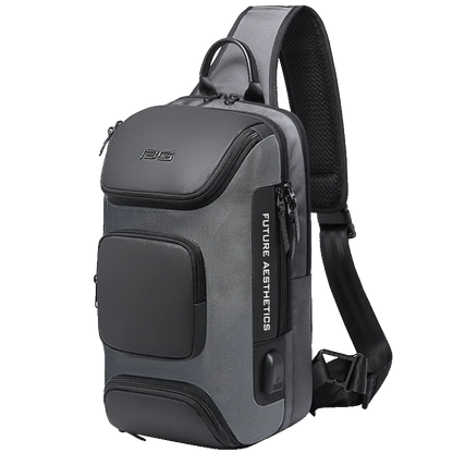Man Bag Fashion Chest Bag USB Multifunction Crossbody Bag for Men Shoulder Messenger Bags Male Waterproof Short Trip Bag