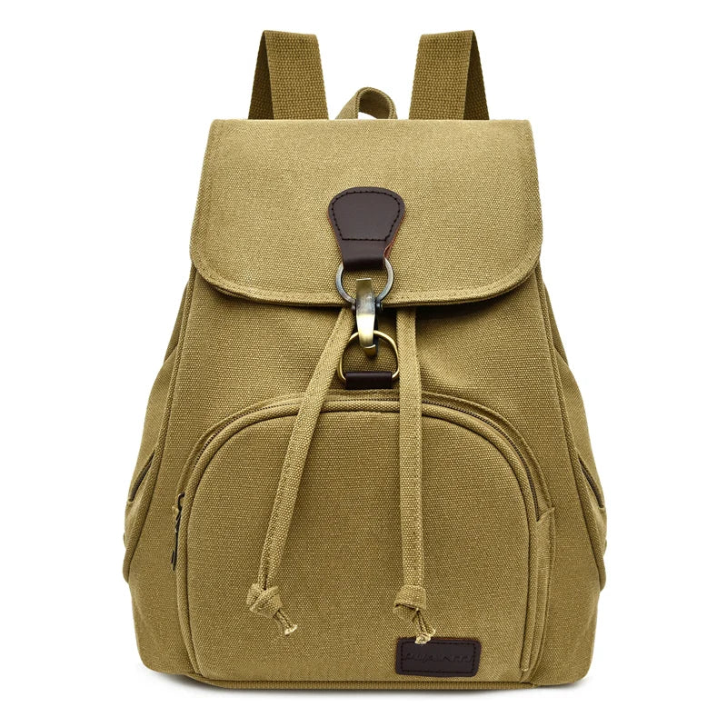 Man Canvas Backpacks Vintage Schoolbag For Teenage Girls Retro College Student Fashion Male School Bags Fabric Knapsack