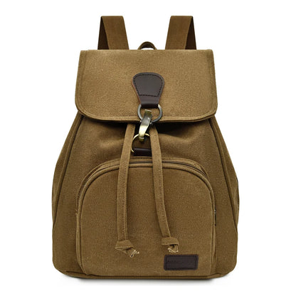 Man Canvas Backpacks Vintage Schoolbag For Teenage Girls Retro College Student Fashion Male School Bags Fabric Knapsack