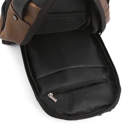 Man Canvas Chest Bag Fashion Pocket Sling Bag Waist Belt Bag Man Sling Chest Bag Fashion Travel Purse Phone Pouch