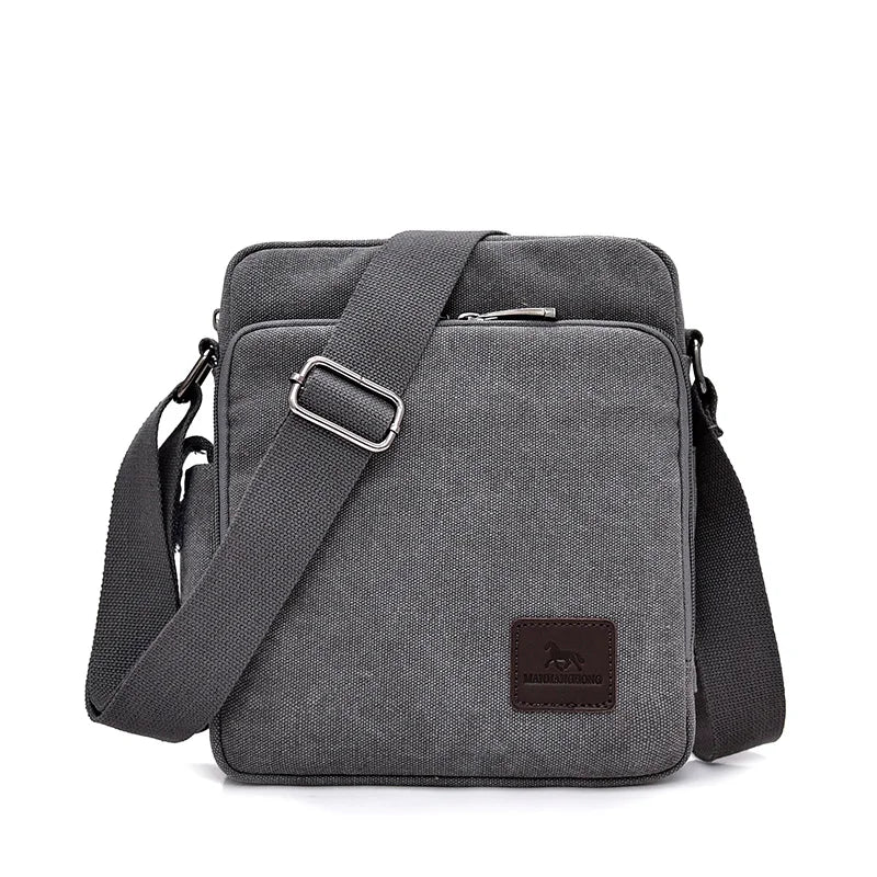 Man Canvas Shoulder Bags For Male Multi-function Handbags Travel Tote Male Crossbody Shopper Bag