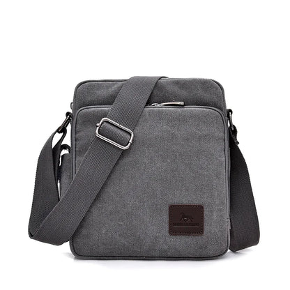 Man Canvas Shoulder Bags For Male Multi-function Handbags Travel Tote Male Crossbody Shopper Bag
