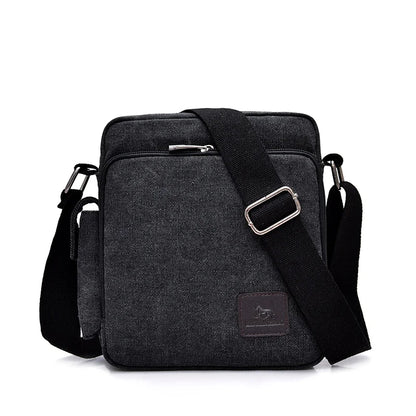 Man Canvas Shoulder Bags For Male Multi-function Handbags Travel Tote Male Crossbody Shopper Bag