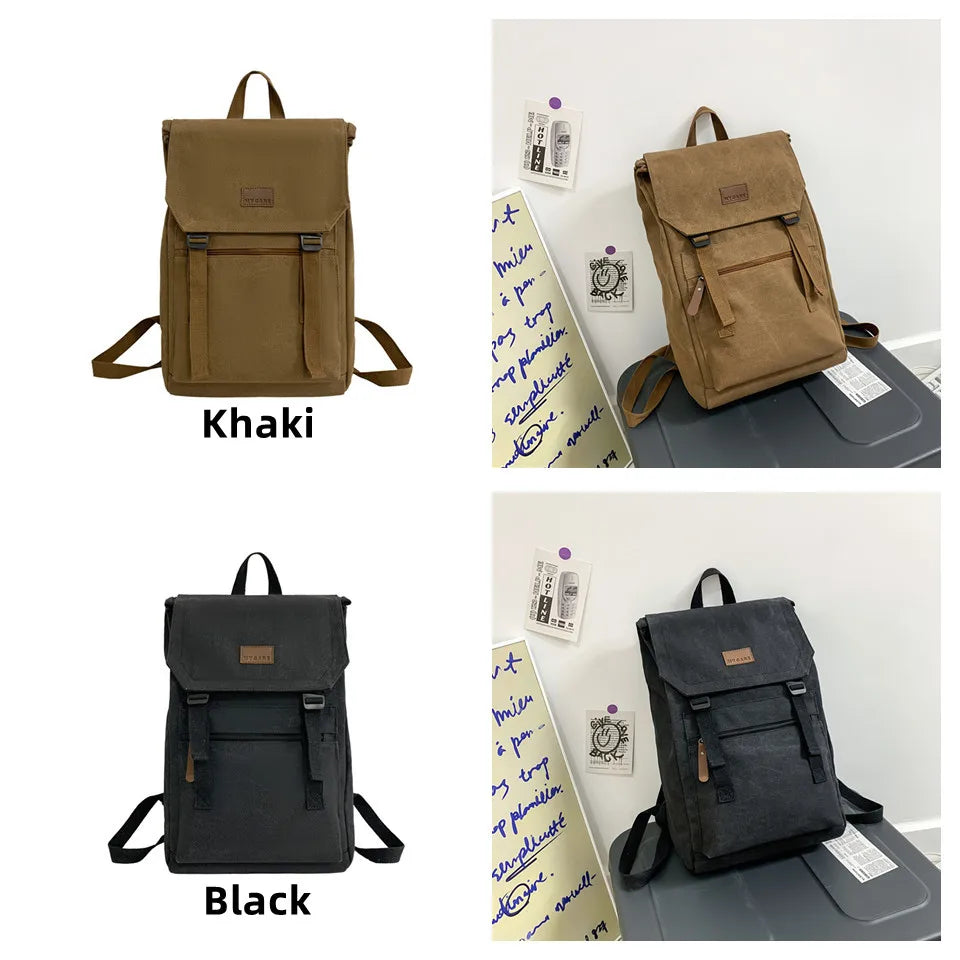 Man Canvas Travel Backpack Large Capacity Mountaineering Schoolbag High Quality Travel Shoulder Bags Men Backpacks