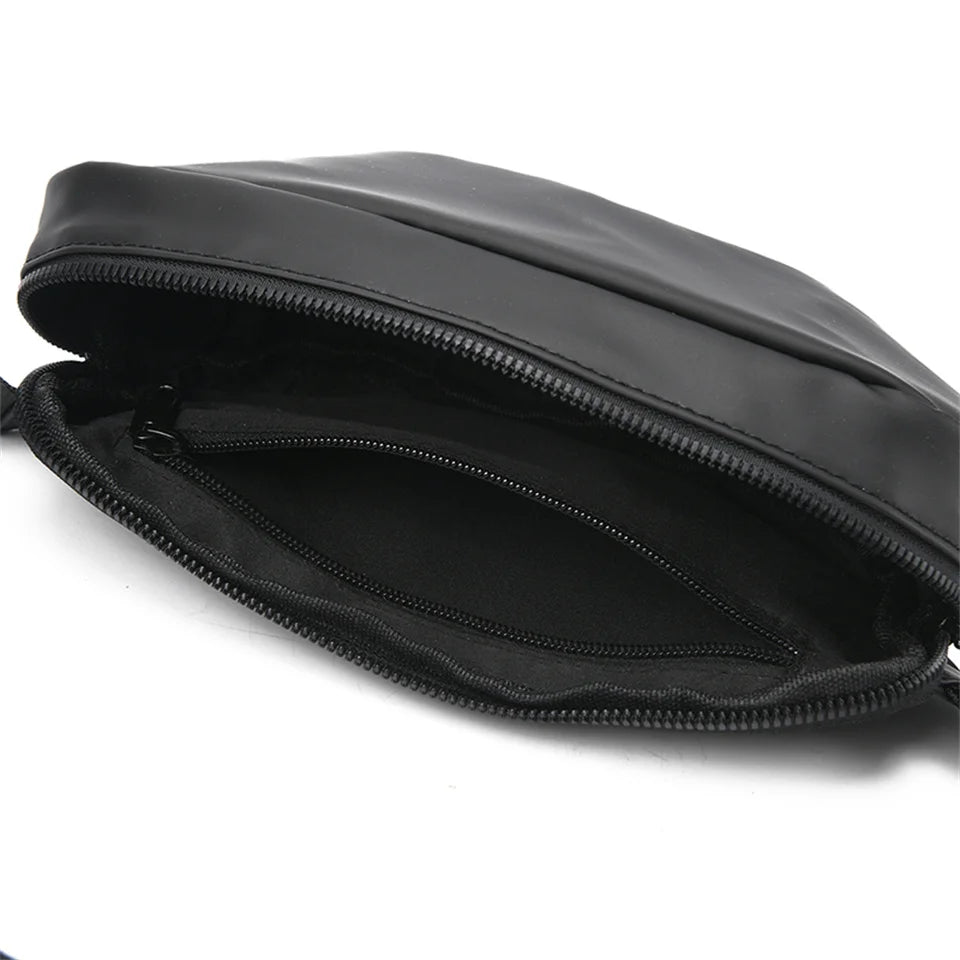Man Chest Pack Nylon Bag Vintage Crossbody Bag Men's Business Sling Bags Travel Male Casual Shoulder Bag