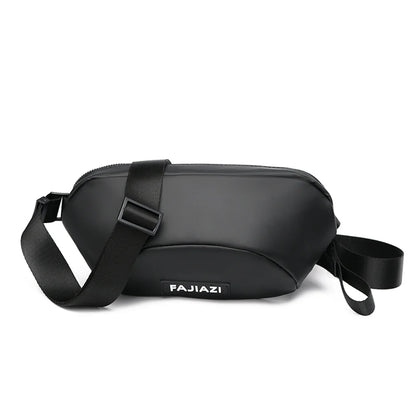 Man Chest Pack Nylon Bag Vintage Crossbody Bag Men's Business Sling Bags Travel Male Casual Shoulder Bag