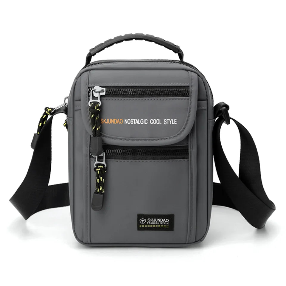 Man Crossbody Bag Leisure Messenger Bag Male Waterproof Nylon Satchel Over The Shoulder Men Tote