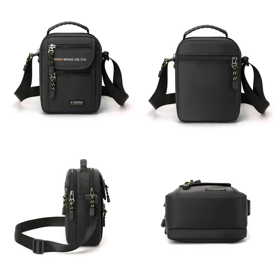 Man Crossbody Bag Leisure Messenger Bag Male Waterproof Nylon Satchel Over The Shoulder Men Tote