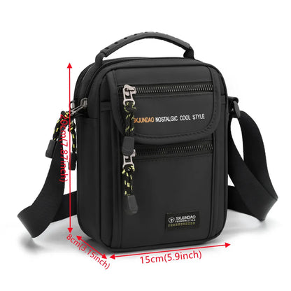 Man Crossbody Bag Leisure Messenger Bag Male Waterproof Nylon Satchel Over The Shoulder Men Tote