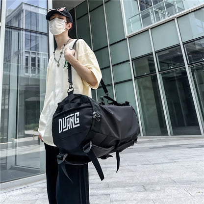 Man Fashion Nylon Travel Backpacks Male Multi-functional Shoulder Bag Sports And Fitness Bag Men High-capacity Crossbody Bags