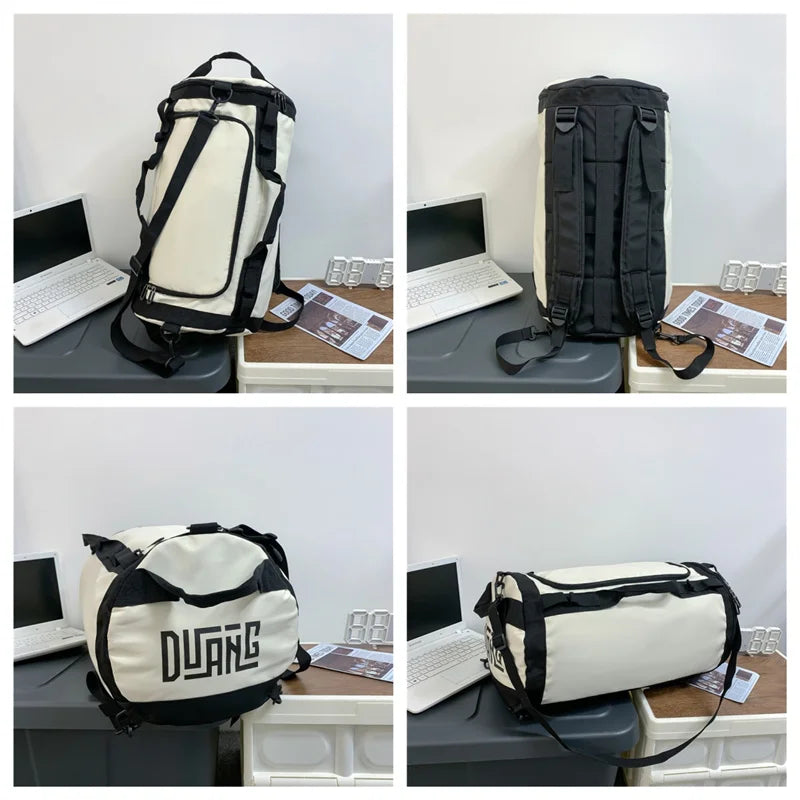 Man Fashion Nylon Travel Backpacks Male Multi-functional Shoulder Bag Sports And Fitness Bag Men High-capacity Crossbody Bags
