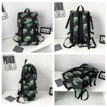 Man Fashion Waterproof Oxford Travel Outdoors Backpacks Male Trend Large-capacity Schoolbags Teenagers High Quality Rucksacks