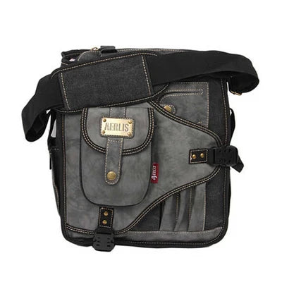 Man Messenger Shoulder Bag 2022 Canvas Business Casual Zipper Handbag Male Satchel Cross Body Bags Men bolsa crossbody bags sacs