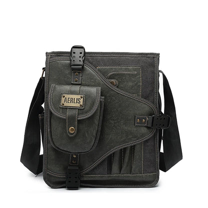 Man Messenger Shoulder Bag 2022 Canvas Business Casual Zipper Handbag Male Satchel Cross Body Bags Men bolsa crossbody bags sacs