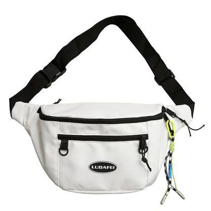 Man Nylon Chest Bag Fashion Pocket Sling Bag Waist Belt Bag Man Sling Chest Bag Fashion Travel Purse Phone Pouch