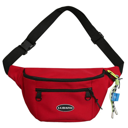 Man Nylon Chest Bag Fashion Pocket Sling Bag Waist Belt Bag Man Sling Chest Bag Fashion Travel Purse Phone Pouch