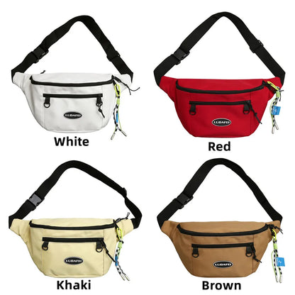 Man Nylon Chest Bag Fashion Pocket Sling Bag Waist Belt Bag Man Sling Chest Bag Fashion Travel Purse Phone Pouch