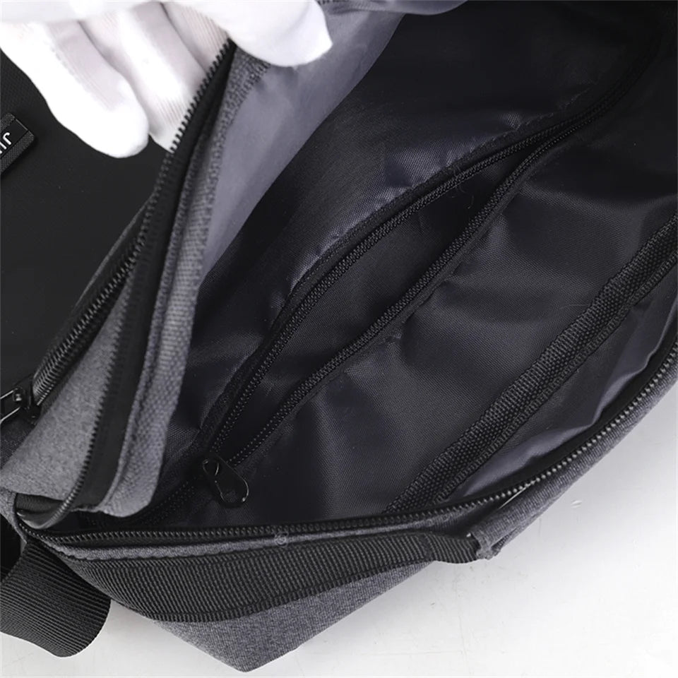 Man Oxford Crossbody Bags Pack Men Casual Travel Male Retro Shoulder Bag Tote Sling Bag