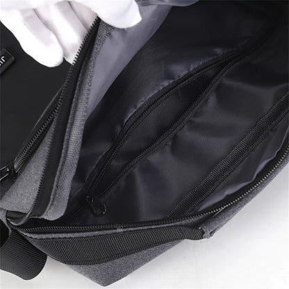 Man Oxford Crossbody Bags Pack Men Casual Travel Male Retro Shoulder Bag Tote Sling Bag