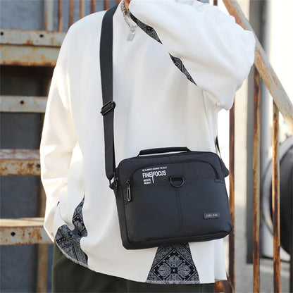 Man Oxford Crossbody Bags Pack Men Casual Travel Male Retro Shoulder Bag Tote Sling Bag