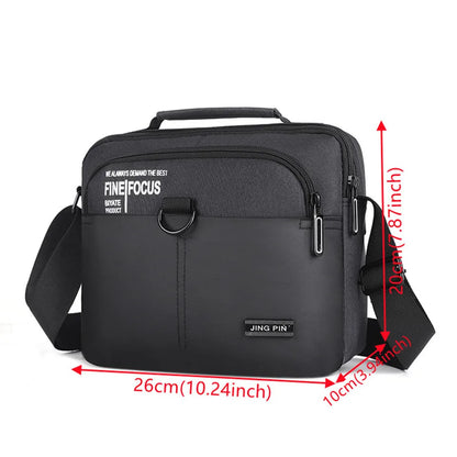 Man Oxford Crossbody Bags Pack Men Casual Travel Male Retro Shoulder Bag Tote Sling Bag
