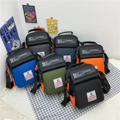 Man Oxford Crossbody Bags Trend Leisure Shoulder Bag For Male Casual Small Sac Tendance Handbag Mini Clutch Pouch Shoulder Bag