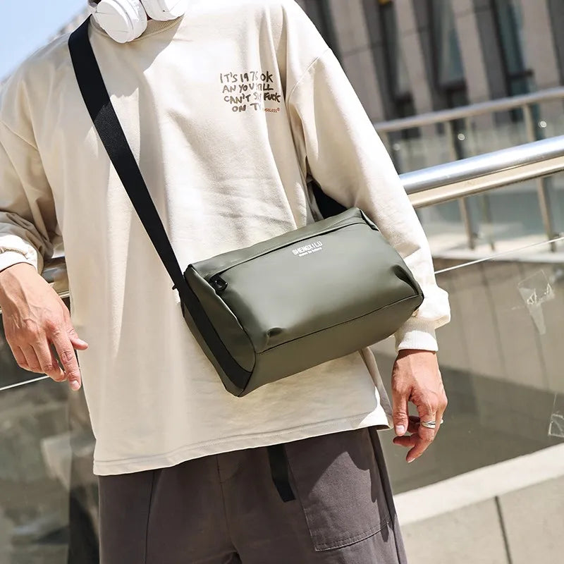 Man Soft Oxford Luxury Handbags Purses Male BagsSatchels Many Pockets Designer Shoulder Crossbody Bag Fashion Sac For Men
